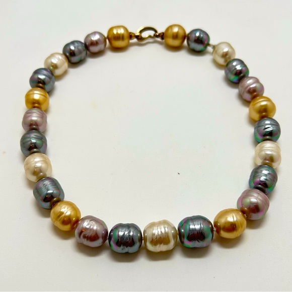 Majorica, Agora Multicolored Pearl Necklace